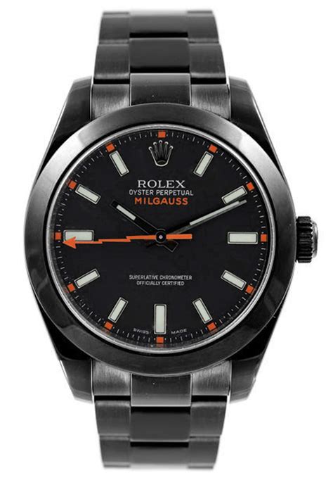 rolex milgauss 116400gv dlc-pvd|rolex oyster milgauss price.